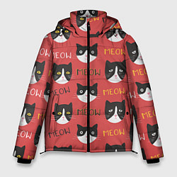 Куртка зимняя мужская Meow, цвет: 3D-красный
