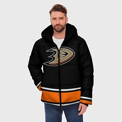 Куртка зимняя мужская Anaheim Ducks Selanne, цвет: 3D-черный — фото 2