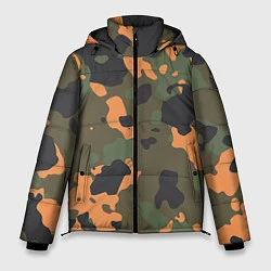 Мужская зимняя куртка Камуфляж: хаки/оранжевый