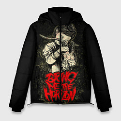 Куртка зимняя мужская Bring Me The Horizon, цвет: 3D-светло-серый