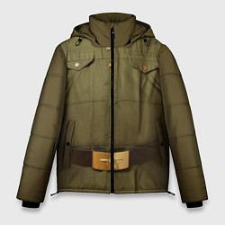 Куртка зимняя мужская Униформа солдата, цвет: 3D-красный