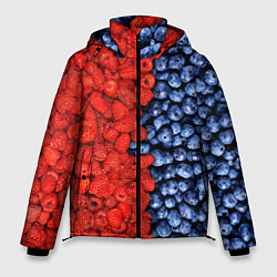 Куртка зимняя мужская Ягодка, цвет: 3D-черный