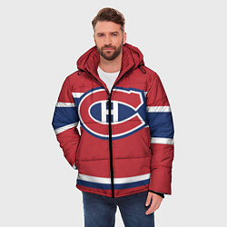 Куртка зимняя мужская Montreal Canadiens, цвет: 3D-светло-серый — фото 2