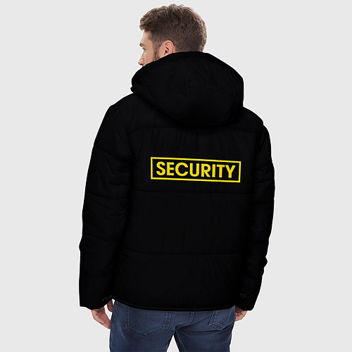 Мужская зимняя куртка Форма SECURITY / 3D-Красный – фото 4