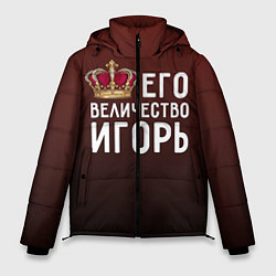 Куртка зимняя мужская Его величество Игорь, цвет: 3D-черный