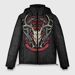 Куртка зимняя мужская Охотничий трофей, цвет: 3D-черный