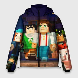 Куртка зимняя мужская Minecraft Men's, цвет: 3D-светло-серый