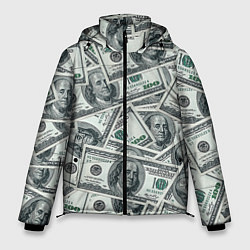 Мужская зимняя куртка Банкноты
