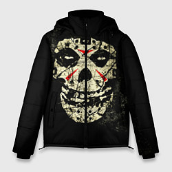 Куртка зимняя мужская Misfits: Death Face, цвет: 3D-черный