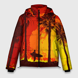 Куртка зимняя мужская Summer Surf, цвет: 3D-красный