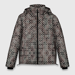 Куртка зимняя мужская Кольчуга, цвет: 3D-черный