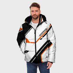 Куртка зимняя мужская CS:GO Asiimov P250 Style, цвет: 3D-черный — фото 2