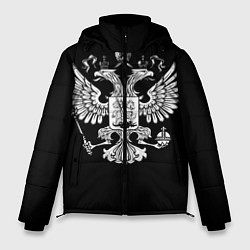 Куртка зимняя мужская Двуглавый орел, цвет: 3D-светло-серый