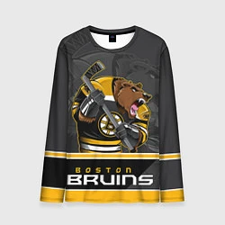 Лонгслив мужской Boston Bruins, цвет: 3D-принт