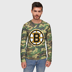 Лонгслив мужской Bruins Camouflage, цвет: 3D-принт — фото 2