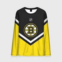 Лонгслив мужской NHL: Boston Bruins, цвет: 3D-принт