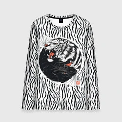 Лонгслив мужской Yin Yang Tigers, цвет: 3D-принт