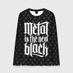 Лонгслив мужской Metal is the new Black, цвет: 3D-принт