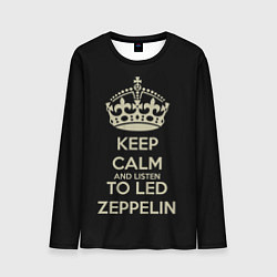 Мужской лонгслив Keep Calm & Led Zeppelin