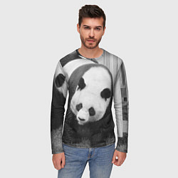 Лонгслив мужской Большая панда, цвет: 3D-принт — фото 2
