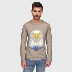Лонгслив мужской Геометрический орел, цвет: 3D-принт — фото 2