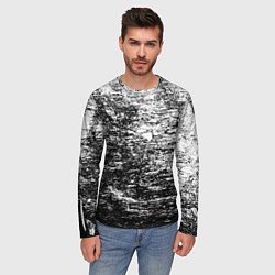 Лонгслив мужской Краска и потертости!, цвет: 3D-принт — фото 2
