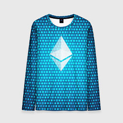 Лонгслив мужской Blue Ethereum, цвет: 3D-принт