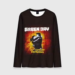 Лонгслив мужской Поцелуй Green Day, цвет: 3D-принт