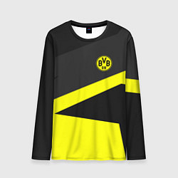 Лонгслив мужской FC Borussia: Sport Geometry, цвет: 3D-принт