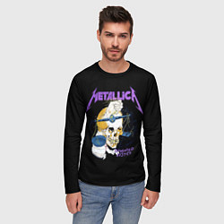 Лонгслив мужской Metallica - damaged justice, цвет: 3D-принт — фото 2