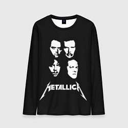 Лонгслив мужской Metallica - rock band, цвет: 3D-принт