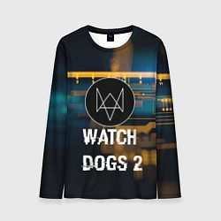 Лонгслив мужской Watch Dogs 2: Tech Scheme, цвет: 3D-принт