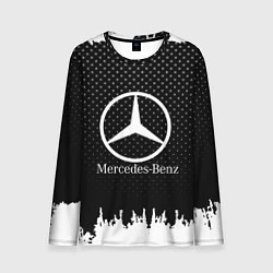 Лонгслив мужской Mercedes-Benz: Black Side, цвет: 3D-принт