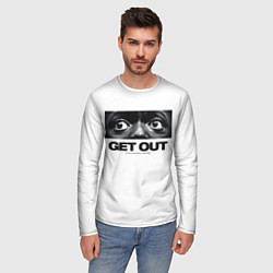 Лонгслив мужской Get Out, цвет: 3D-принт — фото 2