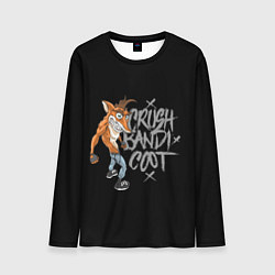 Лонгслив мужской Crush Bandicoot, цвет: 3D-принт