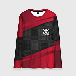 Лонгслив мужской Toyota: Red Sport, цвет: 3D-принт