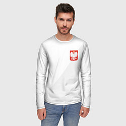 Лонгслив мужской Poland Team: Home WC-2018, цвет: 3D-принт — фото 2