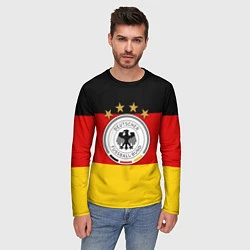 Лонгслив мужской Немецкий футбол, цвет: 3D-принт — фото 2