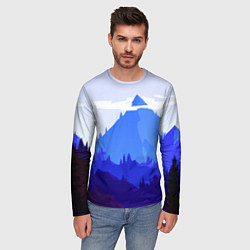 Лонгслив мужской Firewatch: Cold Mountain, цвет: 3D-принт — фото 2