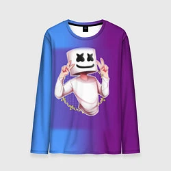 Лонгслив мужской Marshmello Peace, цвет: 3D-принт