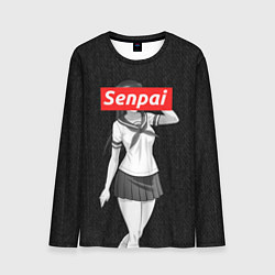 Мужской лонгслив Senpai: School Girl