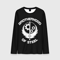 Лонгслив мужской Brothood of Steel, цвет: 3D-принт