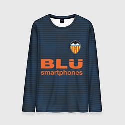 Лонгслив мужской FC Valencia: Away 2018, цвет: 3D-принт