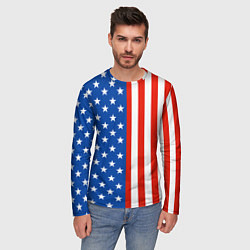 Лонгслив мужской American Patriot, цвет: 3D-принт — фото 2