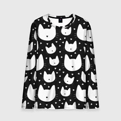 Мужской лонгслив Love Cats Pattern