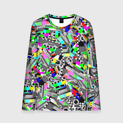 Лонгслив мужской Экран профилактики, цвет: 3D-принт