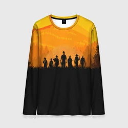 Лонгслив мужской Red Dead Redemption: Orange Sun, цвет: 3D-принт