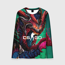 Мужской лонгслив CS GO hyper beast skin