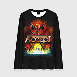 Мужской лонгслив Accept: Flame Eagle