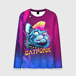 Мужской лонгслив Котопанк